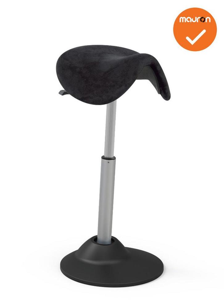 Zit-sta Kruk - Lugo - NIEUW - Zwart - Met zwarte voet, Zakelijke goederen, Kantoor en Winkelinrichting | Kantoormeubilair en Inrichting