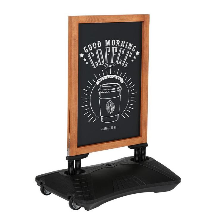 Magnetisch Krijtstoepbord Hout met watertank 67x86 cm, Articles professionnels, Articles professionnels Autre, Envoi