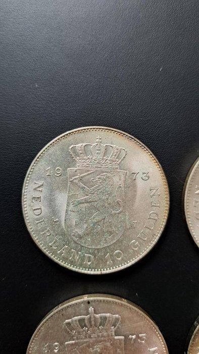 Nederland. Juliana. 10 Gulden 1973 (Zonder minimumprijs), Postzegels en Munten, Munten | Nederland