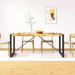 vidaXL Eettafel 180 cm massief ruw mangohout, Verzenden, Nieuw