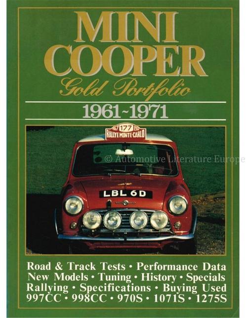 MINI COOPER GOLD PORTFOLIO 1961 - 1971, Boeken, Auto's | Boeken
