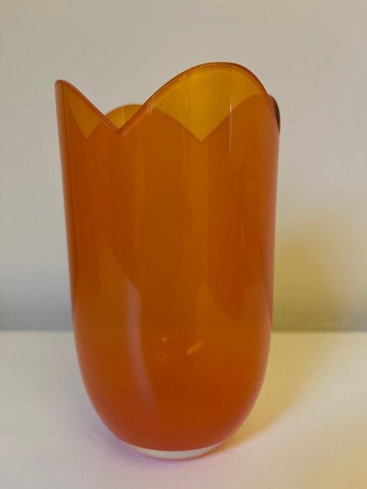 Glasfabriek Leerdam - Siem van de Marel - Vaas - Glas -, Antiek en Kunst, Antiek | Glaswerk en Kristal