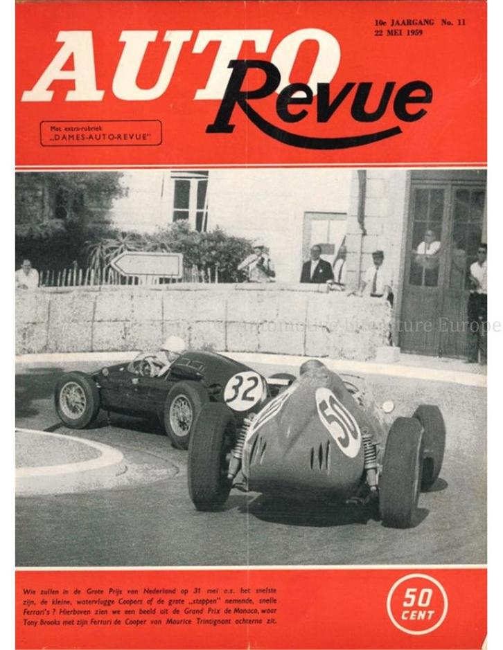 1959 AUTO REVUE MAGAZINE 11 NEDERLANDS, Boeken, Auto's | Folders en Tijdschriften, Ophalen of Verzenden