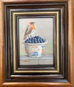 Ben Oude Breuil (1949) - Roodborstje op een Chinese kommetje