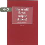 Hoe schrijf ik een scriptie of these ? 9789059313293, Verzenden, Zo goed als nieuw, J.H.J. van den Heuvel