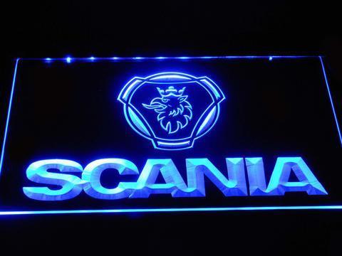 Scania neon bord lamp LED cafe verlichting reclame lichtbak, Huis en Inrichting, Lampen | Overige, Nieuw, Verzenden