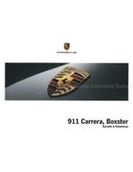 2013 PORSCHE 911 CARRERA | BOXSTER GARANTIE | ONDERHOUDS, Auto diversen, Handleidingen en Instructieboekjes
