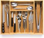2dekans | Budu Uitschuifbare Bamboe Bestekbak #38 (38 cm, Huis en Inrichting, Ophalen of Verzenden, Nieuw