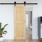 vidaXL Deur NARVIK 70x210 cm massief grenenhout, Verzenden, Nieuw