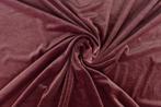10 meter stretch fluweel - lila, Hobby en Vrije tijd, Stoffen en Lappen, Overige kleuren, Verzenden, 120 cm of meer, Polyester