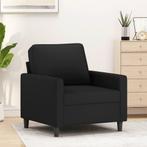 vidaXL Fauteuil Noir 60 cm Velours, Huis en Inrichting, Zetels | Zetels, Verzenden