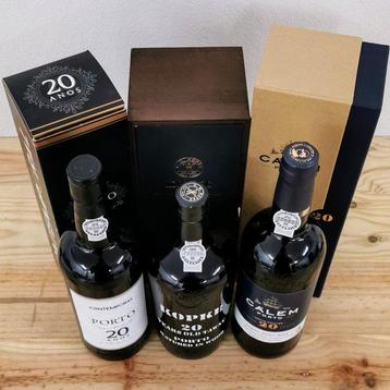 20 years old Tawny Port: Kopke, Cálem & Contemporal - Douro