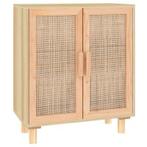 Dressoir Grenen & Rattan 60cm - Retour Deal -35%, Huis en Inrichting, Kasten | Dressoirs, Verzenden, Nieuw, 25 tot 50 cm, 50 tot 100 cm