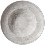 Pastaborden | STRIPES | Porselein | Lichtgrijs | 6 Stuks |, Verzenden, Nieuw in verpakking