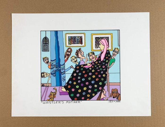 James Rizzi (1950-2011) - Whistlers Mother, Antiek en Kunst, Kunst | Tekeningen en Fotografie
