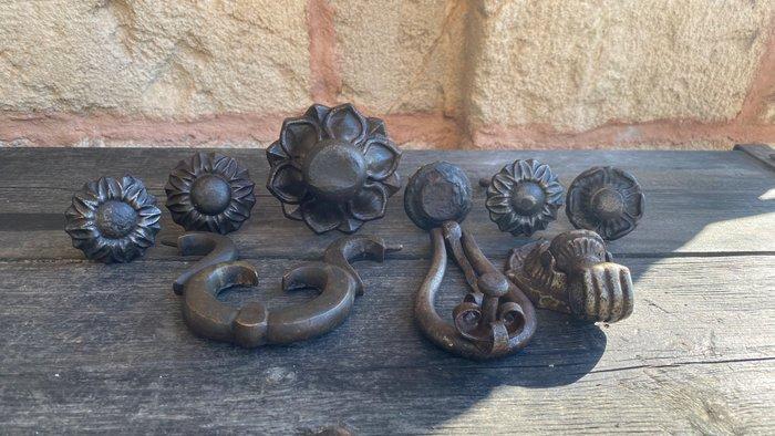 Deurklopper - 1850-1900 - Deurkloppers, poorten en deuren, Antiquités & Art, Antiquités | Autres Antiquités