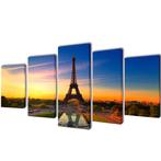 vidaXL Canvasdoeken Eiffeltoren 200 x 100 cm
