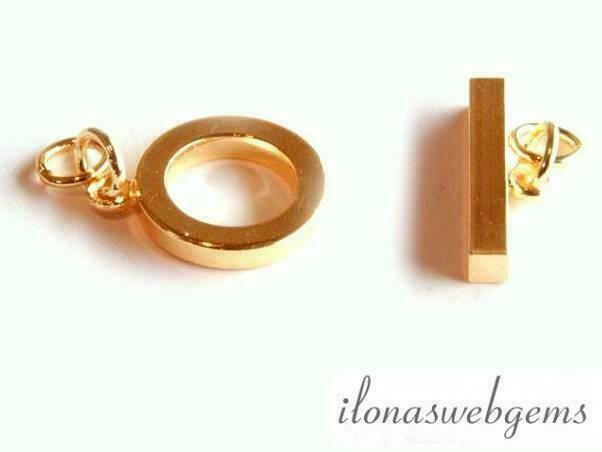 3 stuks kapittelslot `gold` verguld ca. 20mm, Hobby & Loisirs créatifs, Fabrication de Perles & Bijoux, Envoi