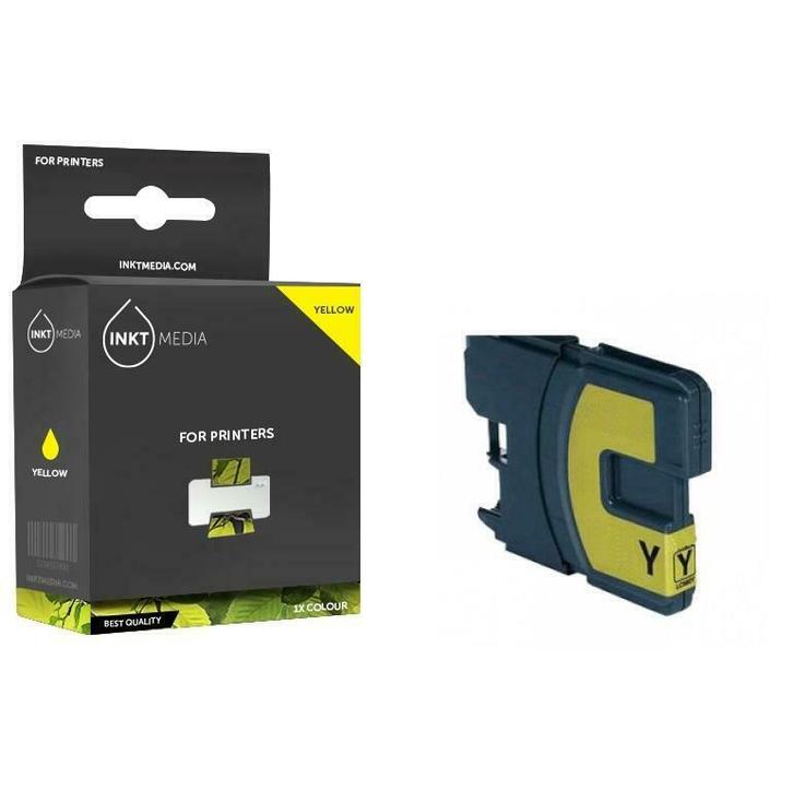 Brother LC-985   inktcartridge Geel  inktmedia huismerk, Computers en Software, Printers, Verzenden