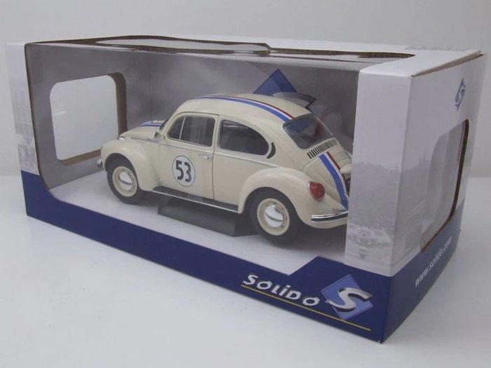 Solido 1:18 - Modelauto - Volkswagen Beetle Herbie, Hobby en Vrije tijd, Modelauto's | 1:5 tot 1:12