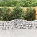 vidaXL Schanskorven 7 st gewelfd 200x30x60/80 cm, Tuin en Terras, Verzenden, Nieuw
