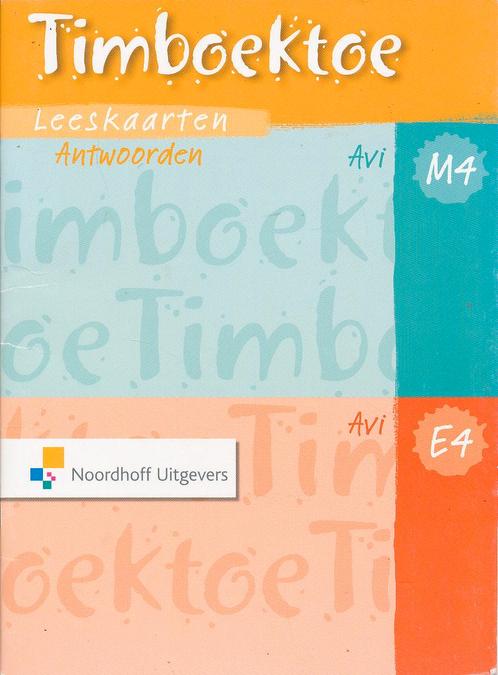 Timboektoe Antwoorden leeskaarten M4/E4, Boeken, Schoolboeken, Verzenden