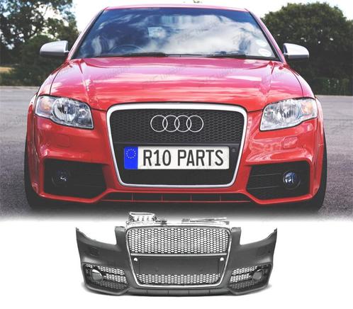 PARE CHOCS FRONTAL AUDI A4 04-07 LOOK RS4 CALANDRE CHROMÉ-NO, Auto-onderdelen, Carrosserie, Verzenden