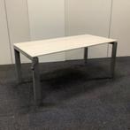 Samas Slinger Bureau  tafel 160x80 cm, Ahorn - grijs, In hoogte verstelbaar, Gebruikt, Bureau