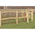 York 3 weidepaal in acacia hout met 2x2 sleuven 2,00m -