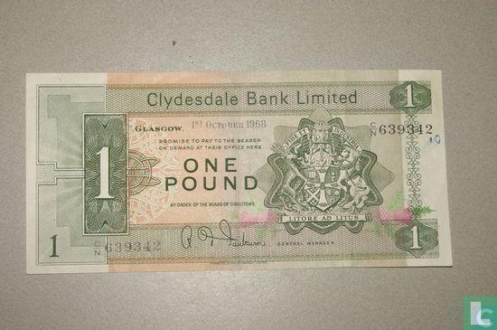 Schotland 1 Pound - 1968, Postzegels en Munten, Bankbiljetten | Europa | Niet-Eurobiljetten, Los biljet, Overige landen, Verzenden