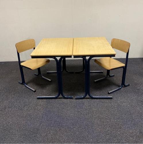 Tweedehands complete school set Galvanias 12 stuks tafels +, Huis en Inrichting, Stoelen, Gebruikt, Vijf, Zes of meer stoelen