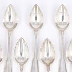 NO RESERVE - IJslepels Hartfilet - Lepel (12) - Verzilverd, Antiek en Kunst