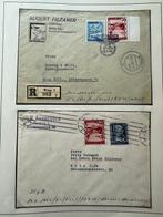 Oostenrijk 1945/1948 - Verzameling Enveloppen in Ringband, Gestempeld