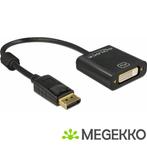 Delock 62601 Adapter DisplayPort 1.2 male > DVI female 4K, Verzenden, Nieuw