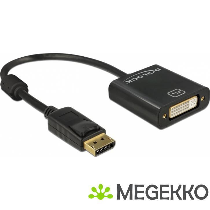 Delock 62601 Adapter DisplayPort 1.2 male > DVI female 4K, Computers en Software, Overige Computers en Software, Nieuw, Verzenden