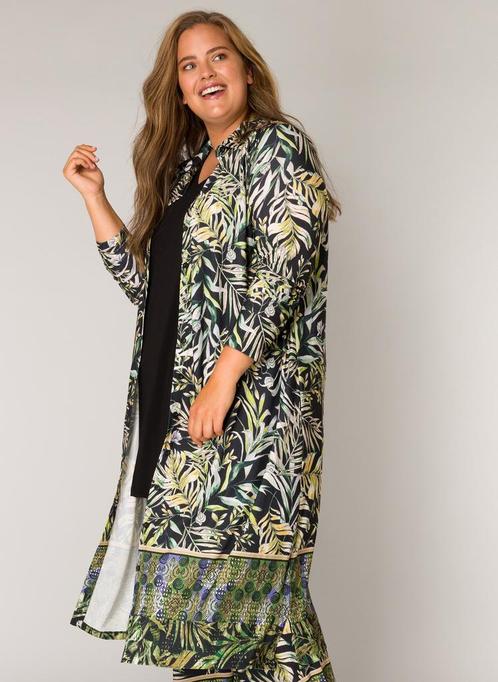 COLLETTA jurk jungle printX-0(44)Maat 42/44 (L), Kleding | Dames, Jurken, Overige kleuren, Nieuw, Maat 42/44 (L), Verzenden