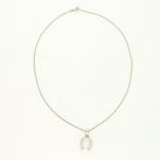 Halsketting - 18 karaat Witgoud Diamant (Natuurlijk), Nieuw