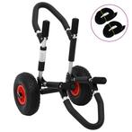 vidaXL SUP trolley voor surfplank inklapbaar 45 kg aluminium, Watersport en Boten, Verzenden, Nieuw