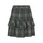 Moliin • korte geruite rok Tilde • S, Kleding | Dames, Nieuw, Maat 36 (S), Grijs, Verzenden