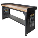 Datona Werkbank met bamboe werkblad en legbord - 200 cm -, Doe-het-zelf en Bouw, Ophalen of Verzenden, Nieuw