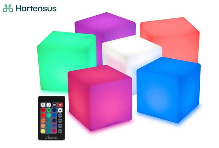 2dekans | hortensus led cube 60cm, Tuin en Terras, Overige Tuin en Terras, Ophalen of Verzenden
