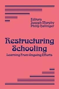 Restructuring Schooling, Murphy, Joseph New   ,,, Boeken, Overige Boeken, Zo goed als nieuw, Verzenden