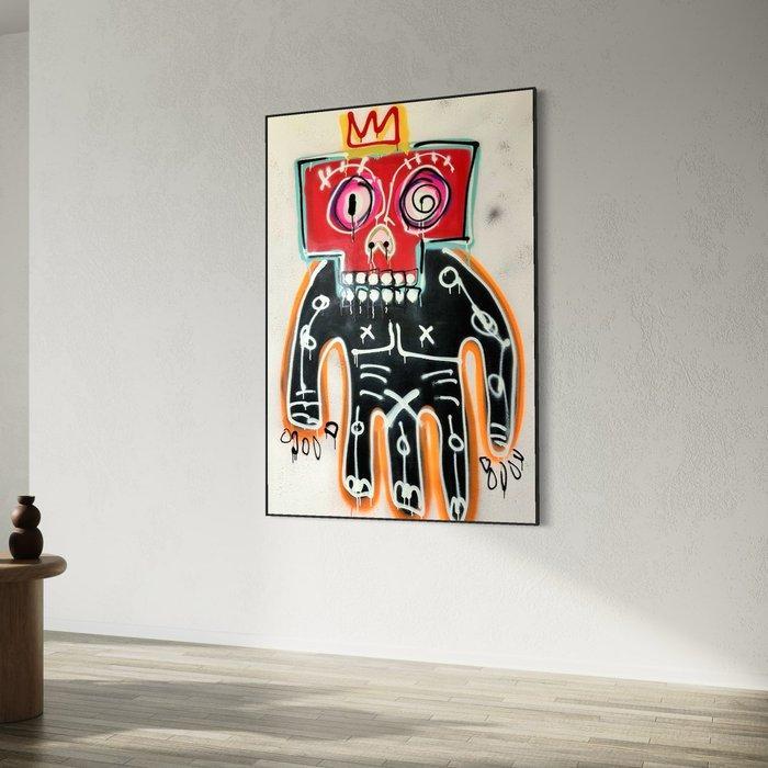 Timo Wedell - Alien - XXL - Basquiat Style, Antiek en Kunst, Kunst | Schilderijen | Modern