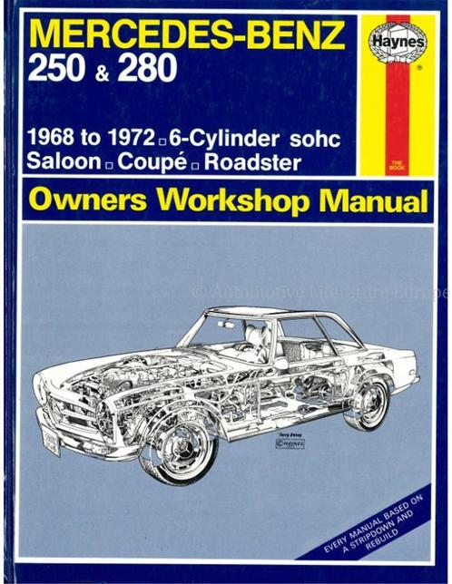 1968 - 1972 MERCEDES-BENZ 230 | 250 | 280 VRAAGBAAK ENGELS, Auto diversen, Handleidingen en Instructieboekjes