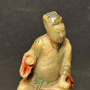 onsterfelijke - soapstone - Chine - Kangxi (1662–1722)