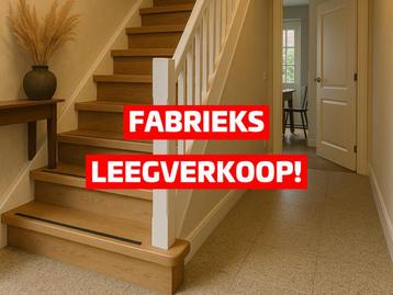 Licht eiken traprenovatie in vinyl laminaat – vanaf €475 beschikbaar voor biedingen