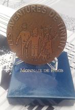 Tintin, Bronze monétaire - Les Aventures de Tintin Medaille, Livres