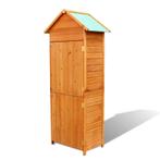 vidaXL Armoire de rangement de jardin Marron 42,5x64x190