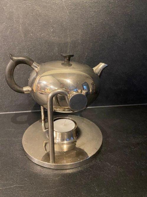 Bauhaus - Théière - acier inoxydable, bakélite - théière, Antiek en Kunst, Antiek | Meubels | Tafels