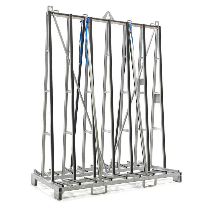 Gebruikte Glasbokken glastransportcontainer dubbelzijdige, Zakelijke goederen, Machines en Bouw | Heftrucks en Intern transport